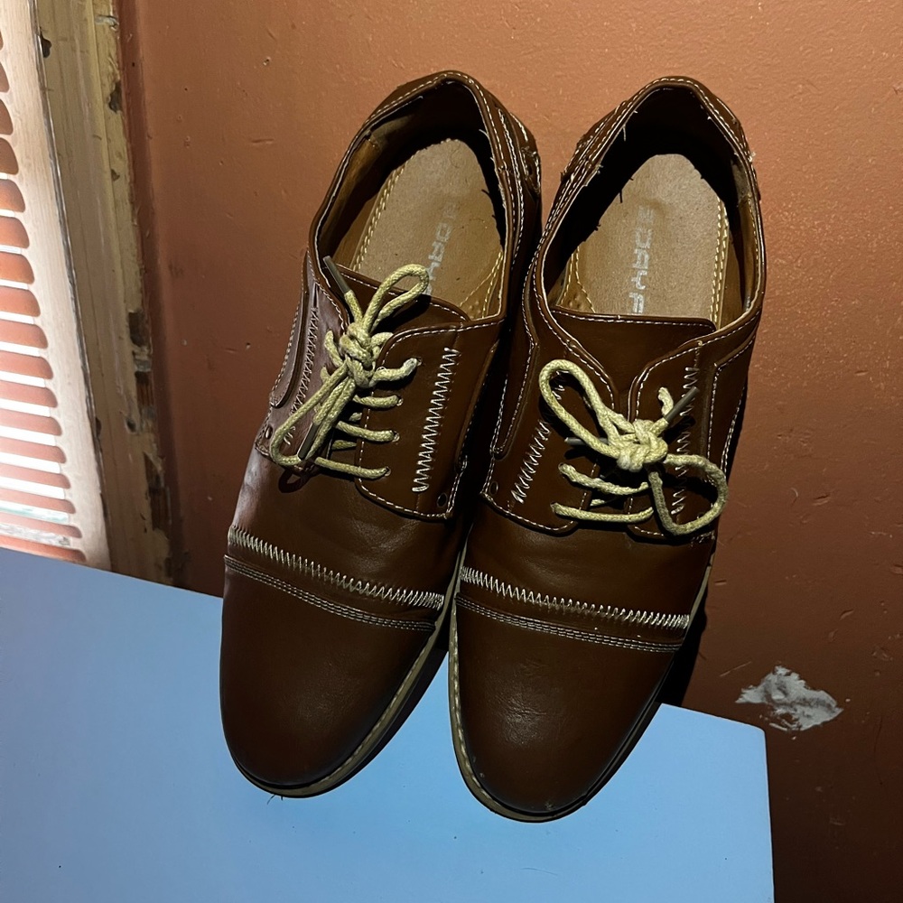 Brown Leather Men's Shoes